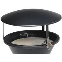 Proregal Dach für klassischen Standascher HxBxT 23x44x44cm | Stahlblech Grau