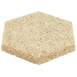 FibroTech Akustikplatte Hexagon  (Hellelfenbein, 250 x 289 x 25 mm, 18 Stk., 0,972 m2)