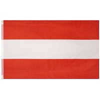 Österreich Flagge MUWO "Nations Together" 90 x 150 cm-Größe:Einheitsgröße