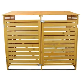 Monster Racking Mülltonnenbox 149 x 122 cm braun
