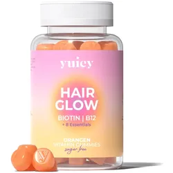 yuicy Biotin Gummies 10mg Hair Glow Haarvitamine Für Haarwachstum 60 St