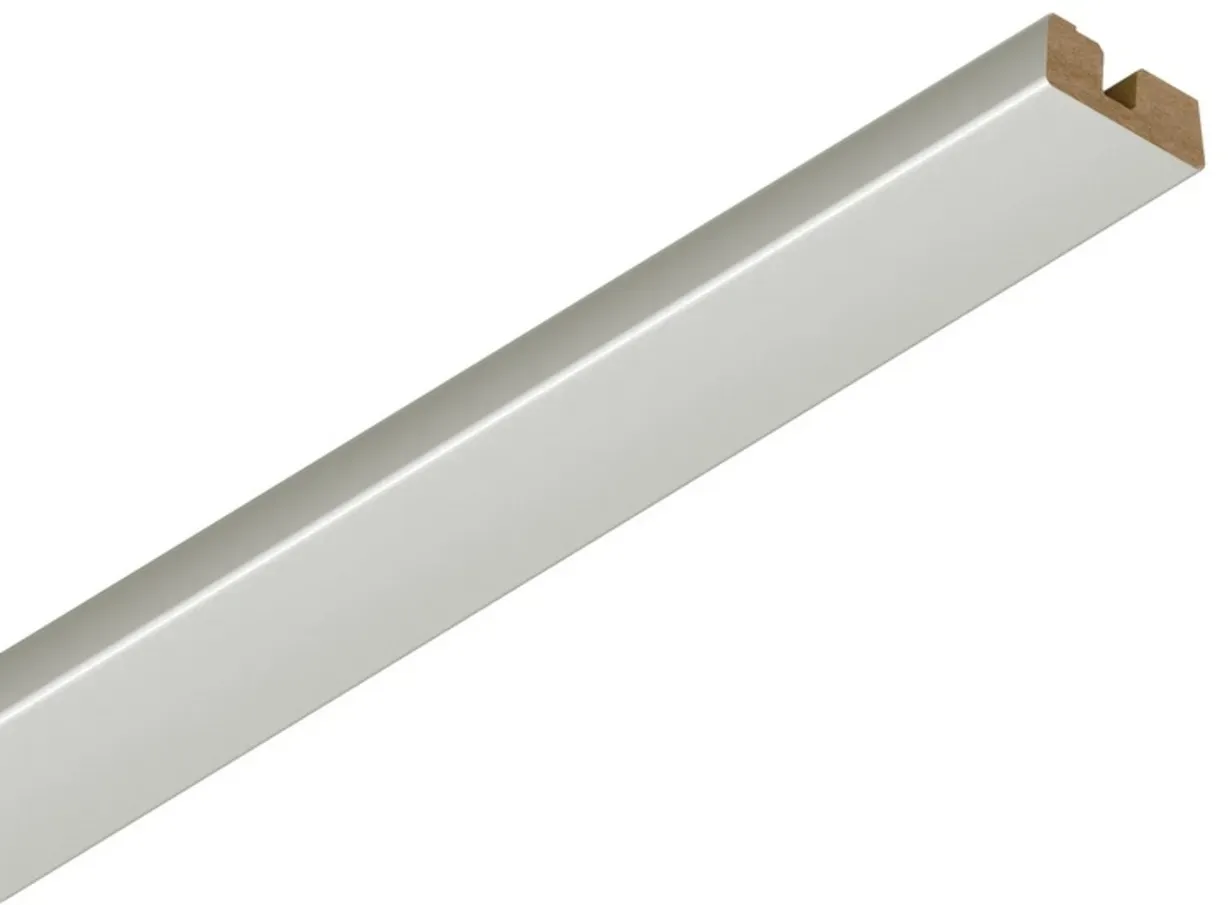 ter Hürne Leisten Deckenabschlussleiste Uni glanzweiß DAL 34 Dekor 2400x34x14 mm