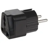 Maclean Brackets Maclean MCE155 Universal Reise Adapter Stecker GB/UK (Buchse) auf EU Schuko (Stecker)