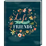 Coppenrath Verlag Freundebuch - Handlettering - Life is better with friends