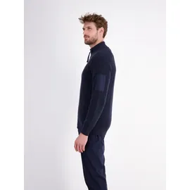 Lerros Strickjacke grob gerippt - classic navy, - XXXL