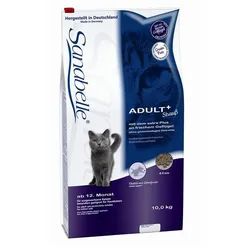 Sanabelle ADULT Strauß, Kätzchen, Strauß, Geflügel, 10 kg, jede Rasse, Lebt nur
