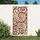vidaXL Garten-Wanddeko 105x55 cm Cortenstahl Muschel-Design