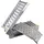 CARTREND Unitec Auffahrrampe klappbar 200x25cm - 2 Stück