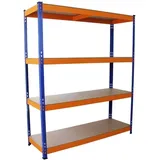 MONSTER SHOP Monster Racking - S-rax Werkstattregal Lagerregal Stahlregal Garagenregal Regal Schraubenlos 150cm