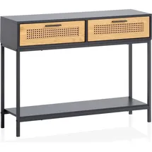 FineBuy FB100053 Konsolentisch 100 x 30 x 75 cm schwarz