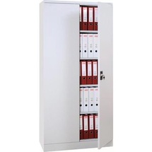 Gürkan Stahlschrank 100064 lichtgrau 92,0 x 42,0 x 195,0 cm, zerlegt