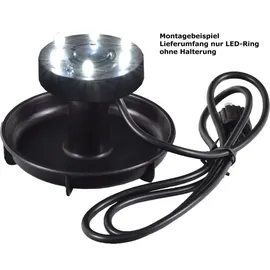 Agora-Tec Agora-Tec® Solar Springbrunne Teich - Pumpe - Set mit Akku und LED Licht 20W-BL-V2.0