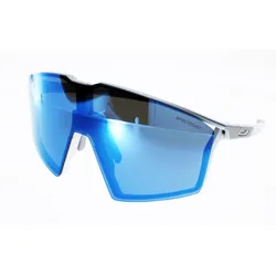 Fahrradbrille Edge Spectron 3 glänzend silber-weiß EINHEITSGRÖSSE