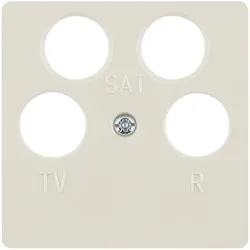 Berker 148402, Weiß, konventionell, Berker, SAT + TV + Radio, 1 Stück(e)