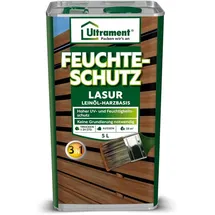 Ultrament Feuchteschutz-Lasur 3-in-1 Nussbaum 5 l