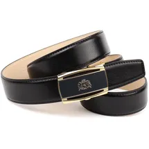 Anthoni Crown Herrengürtel Leder 90 schwarz