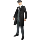 Funidelia | Tommy Shelby Kostüm - Peaky Blinders für Herren 20er Jahre, Film und Serien, Gangster - Kostüm für Erwachsene & Verkleidung für Partys, Karneval & Halloween - Größe XL - Schwarz