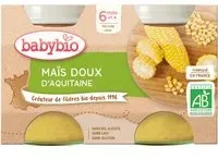 Babybio MAÏS DOUX D'AQUITAINE dès 6 mois Aliment 260 g