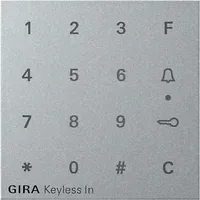 Gira Aufsatz Codetastatur System 55 F alu
