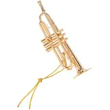 bizofft Mini-Trompete, korrosionsbeständige Miniatur-Trompete, Musikzimmer-Ornament