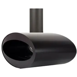 OutInFire MERU TUBE – Hängender rotierender Biokamin – Schwarz