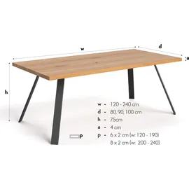 danzz 100 x 75 x 100 cm braun