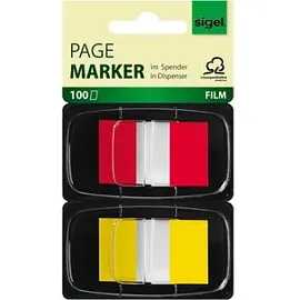 Sigel Z-Marker Haftmarker farbsortiert 2x 50 Streifen