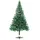 vidaXL Künstlicher Weihnachtsbaum mit Beleuchtung Kugeln Grün 120 cm