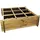 Habitat et Jardin Habitat Garten Hochbeet 90 x 28 x 90 cm Hellbraun