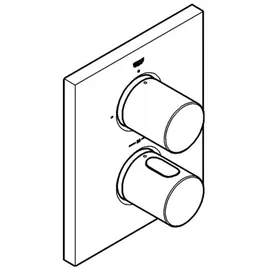 Grohe Grohtherm F Thermostat-Wannenbatterie (27618000)