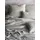 IRISETTE Mink 8872 Gestreift Silber 155 x 220 cm + 80 x 80 cm