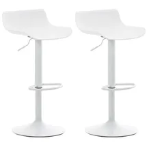 CLP 2er Set Barhocker Aveiro weiß