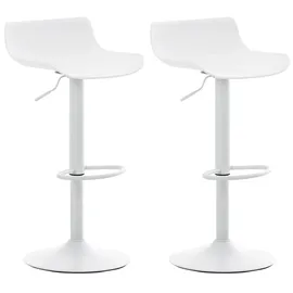 CLP 2er Set Barhocker Aveiro weiß