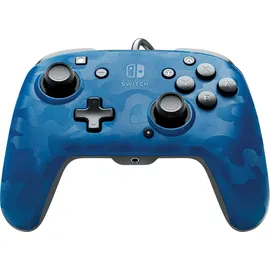 PDP Faceoff Deluxe + Audio Controller Blau Nintendo Switch