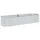 vidaXL Garten-Hochbeet verzinkter Stahl 240 x 80 x 44 cm Silber
