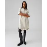 Opus Hemdblusenkleid Midi Beige 40