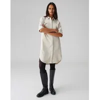 Opus Hemdblusenkleid Midi Beige 40