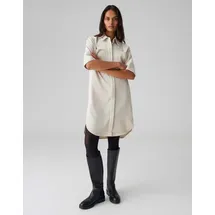 Opus Hemdblusenkleid Midi Beige 40