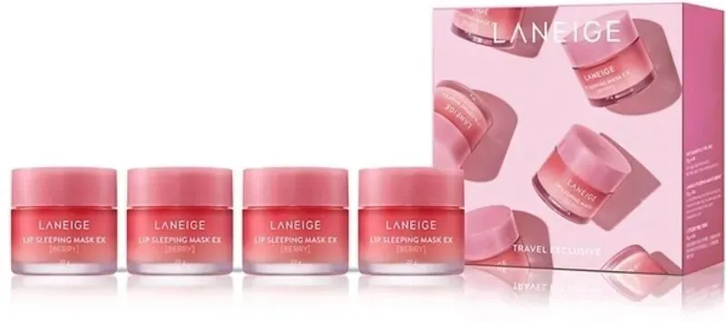 Laneige Lip Sleeping Mask EX Beere 4er-Set