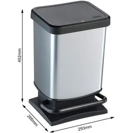 Rotho Paso 20 l silber metallic