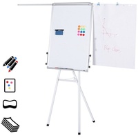  Jago® Flipchart Whiteboard 60x90 cm Stativ Moderationstafel Magnettafel mobil