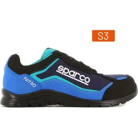 Sparco Nitro S3 SRC Sicherheitsschuh, Blau/Schwarz, 41 - Blau