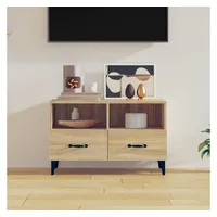 Furnicato TV-Schrank Sonoma-Eiche 80x36x50 cm Holzwerkstoff