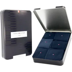 Socken »TH MEN SOCK 6P TIN GIFTBOX BIRDSEYE«, (Box, 6 Paar), Geschenkbox, ideal zum Verschenken, Baumwoll-Stretch, Gr. 39-42, Navy, , 22661549-39