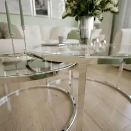 lookway Ciri Silber Glas 70 x 47 cm