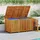 furnicato Gartenbox 150 x 80 x 75 cm Braun