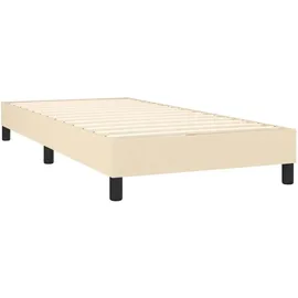 vidaXL Boxspringbett 90 x 190 cm Creme