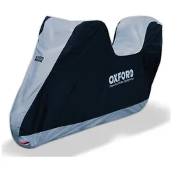 Oxford Aquatex Essential Indoor & Outdoor Motorrad Abdeckplane, schwarz, Größe M für Männer