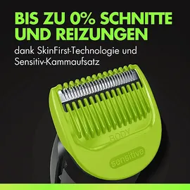 Gillette Labs Body + Intimate Trimmer i5, Multigroomer, Schwarz