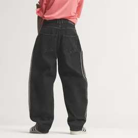 adidas BARREL-JEANS, HOHER BUND - True Black Denim - 34-32